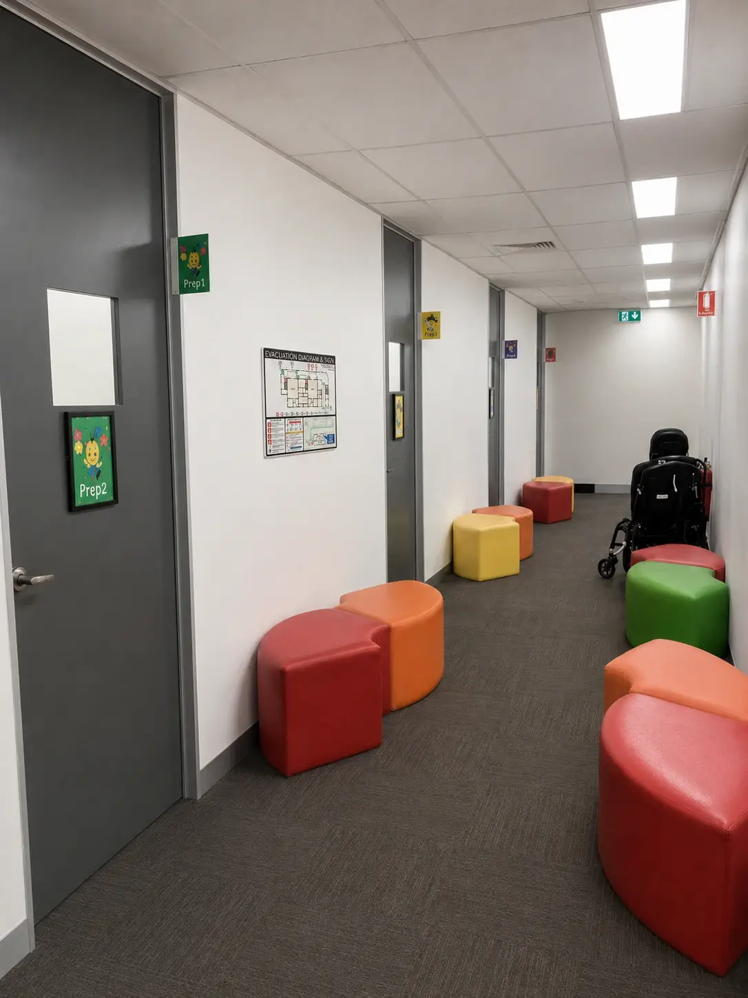 Sunnybank Special School evacuation diagram artwork produced by Evacu8 Solutions